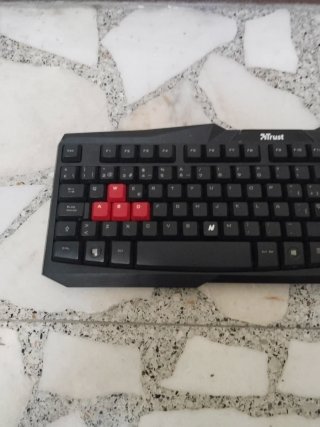 Tastiere Trust USB Nero e Rosso
