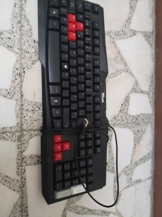 Tastiere Trust USB Nero e Rosso