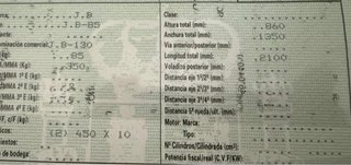 Carro remolque con documentación