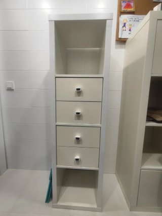 Mueble de almacenaje blanco Ikea