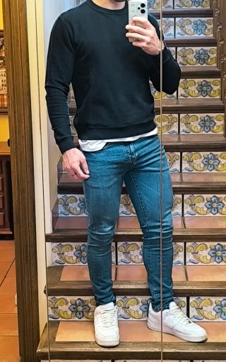 Pull&Bear Vaqueros Azules Talla L