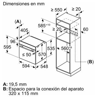 Horno Bosch serie 4 - Pirolítico + Air Fry (71L)