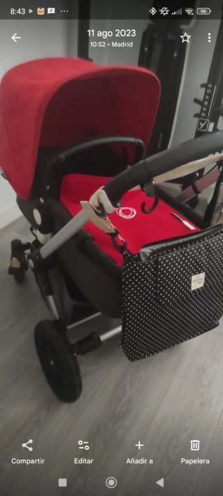 Carro Bugaboo Camaleon 3 Rojo