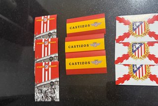 Lote 9 Pegatinas Atlético de Madrid ATM