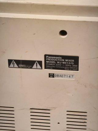 Panasonic WJ-MX12 Mixer AV Digital