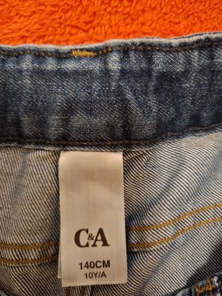 Pantalón corto vaquero niño talla 140