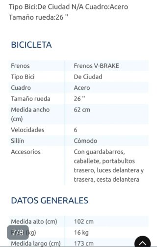 City 40 TopLife- Bicicleta Paseo