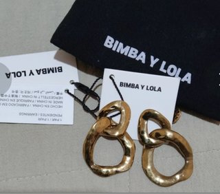 Pendientes Bimba y Lola dorados
