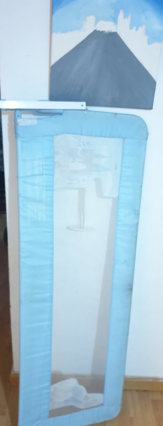 Barandilla de cama infantil azul