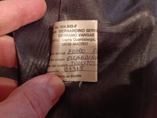 Abrigo Zorro Argente Mujer Talla 38