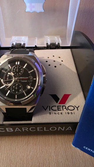 Reloj Viceroy FC Barcelona Cronógrafo Negro
