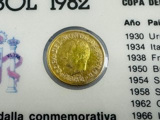 Medalla Copa del Mundo Futbol 1982