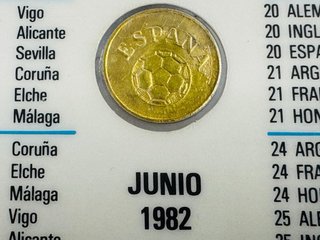 Medalla Copa del Mundo Futbol 1982