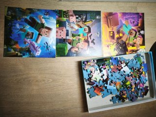 Puzzle Ravensburger Minecraft 3x49