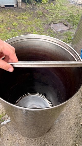 Depósito Acero INOX 200L Vino