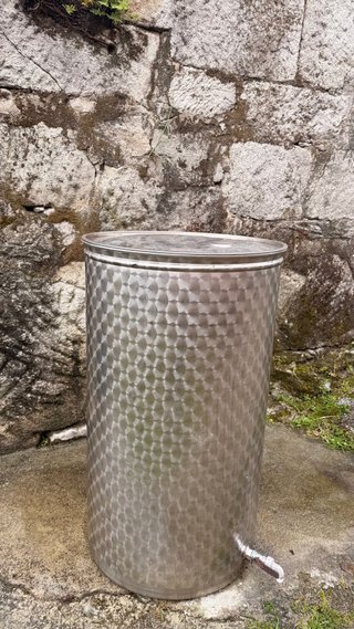 Depósito Acero INOX 200L Vino