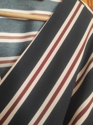 Blusa cruzada Zara rayas