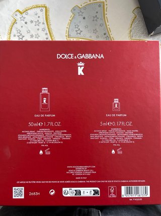 Perfume Dolce & Gabbana Caixa Vermelha Dourada
