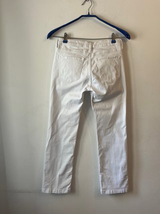 Pantalón Mango blanco con botones