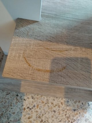 Recibidor/Entradita madera marrón y blanco