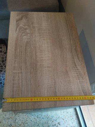 Recibidor/Entradita madera marrón y blanco
