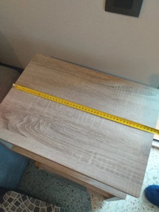 Recibidor/Entradita madera marrón y blanco