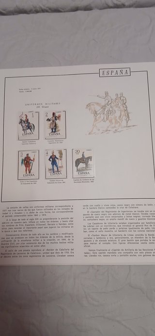 Álbum de sellos 1975-1980
