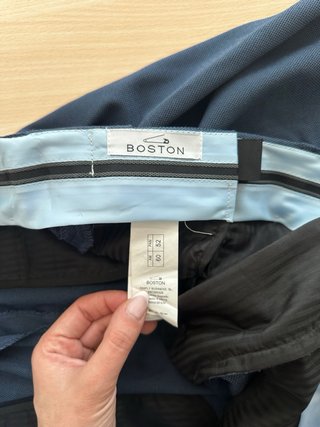Pantalón Boston Talla 52 Azul.