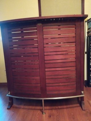 Barra bar madera