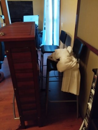 Barra bar madera