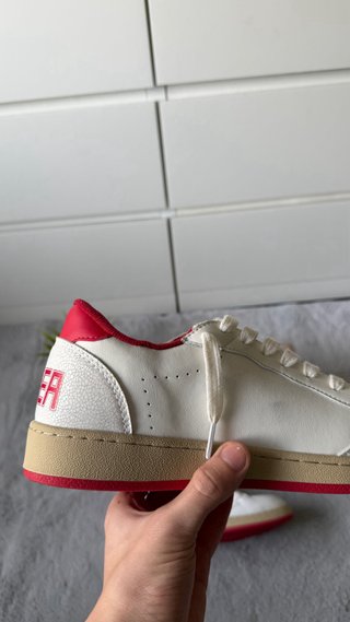 Golden Goose Ball-Star Vermelhas Tam 42
