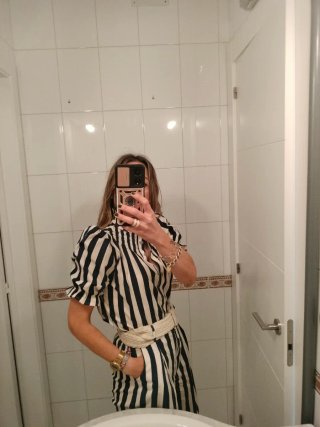 Conjunto rayas marinero