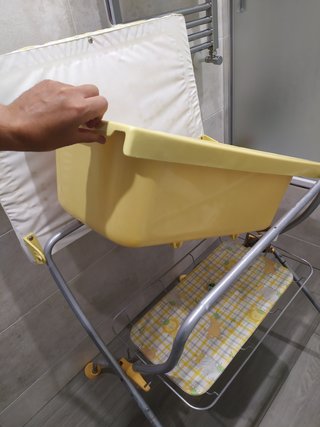 Bañera cambiador plegable bebé