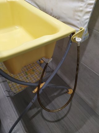 Bañera cambiador plegable bebé