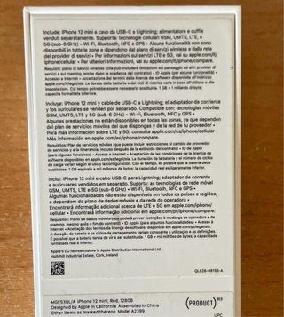 iPhone 12 mini Rojo 128GB