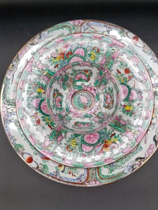 Set vajilla porcelana china platos y cuenco