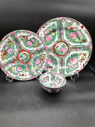 Set vajilla porcelana china platos y cuenco