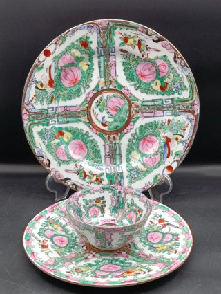 Set vajilla porcelana china platos y cuenco