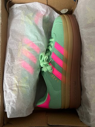 Adidas Gazelle Verde y Rosa