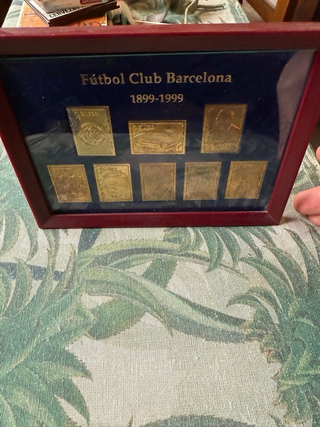 Sellos FC Barcelona Centenario 1899-1999