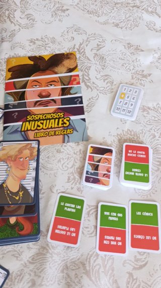 Sospechosos Inusuales juego de mesa