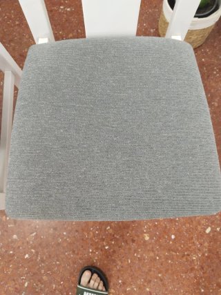 Juego de 4 sillas de comedor blancas