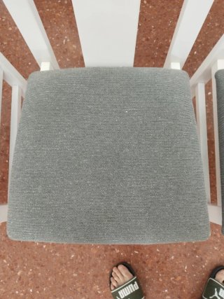 Juego de 4 sillas de comedor blancas