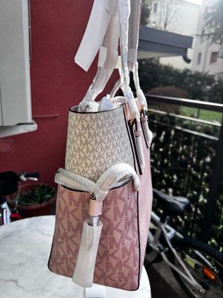 Borsa Michael Kors Beige e Rosa
