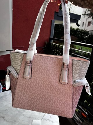 Borsa Michael Kors Beige e Rosa