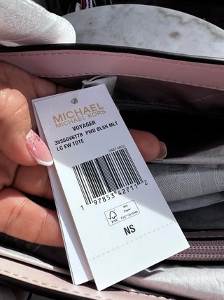 Borsa Michael Kors Beige e Rosa
