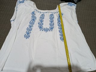 Blusa bordada Zara 13-14 años