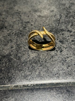 Anillo Oro Mujer con Circonitas 4.70gr
