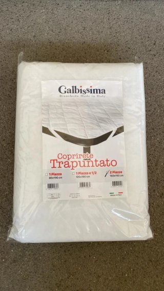 Coprirete Trapuntato Matrimoniale Galbissima