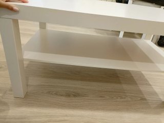 Mesa de centro blanca
